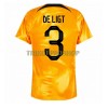 Original Fußballtrikot Niederlande Matthijs de Ligt 3 Heimtrikot WM 2022 Für Herren